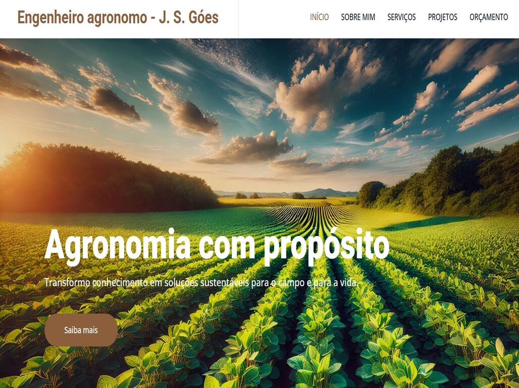 Site para Engenheiro Agr�nomo