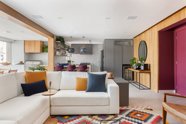 Ambiente social integrado e moderno